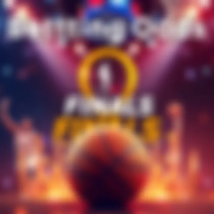 Graphic showing betting odds and teams for the WNBA Finals on September 17, 2026, with basketball imagery