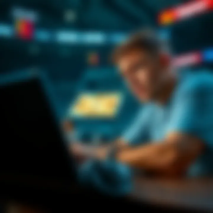 WNBA betting challenge A frustrated bettor looking at basketball statistics on a laptop with WNBA games on the screen.