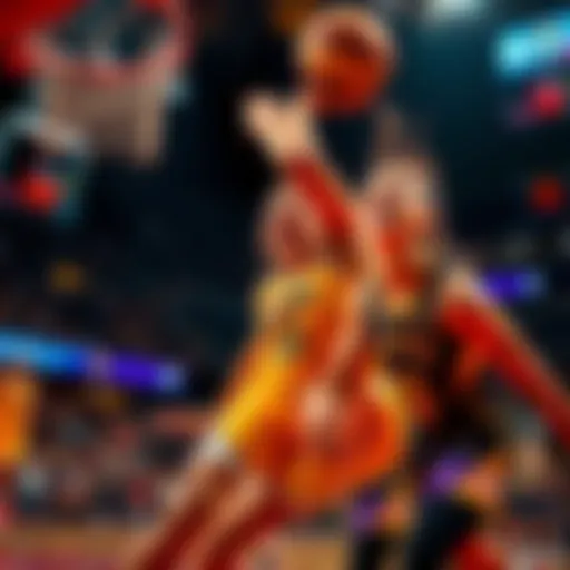 A basketball game scene with players in action, showcasing intensity and excitement, representing WNBA betting strategies for May 30, 2026.