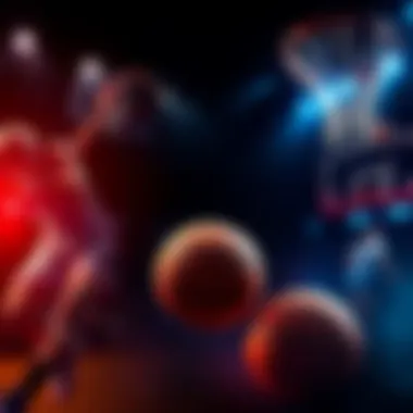 Graphic showing betting odds and basketball imagery related to WNBA games