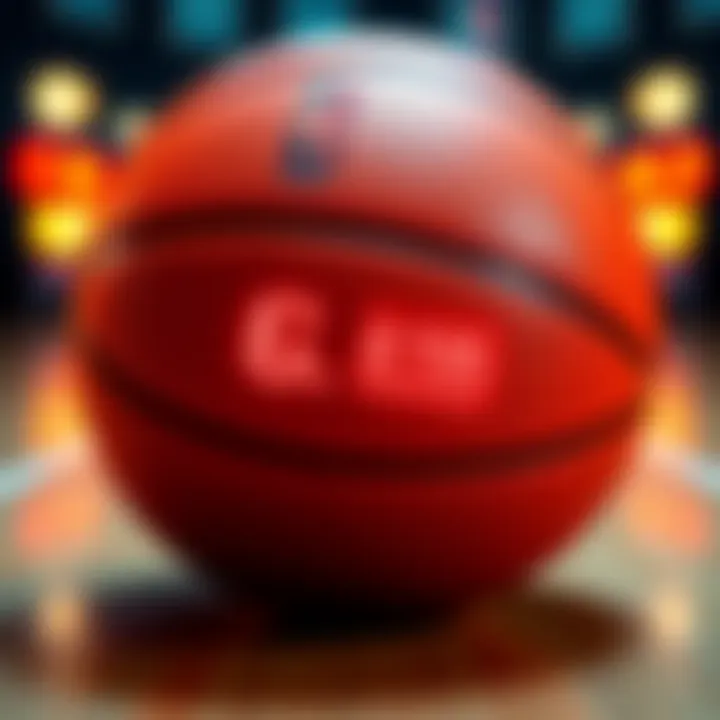 A basketball with betting odds displayed, symbolizing WNBA predictions and strategies for October 8.