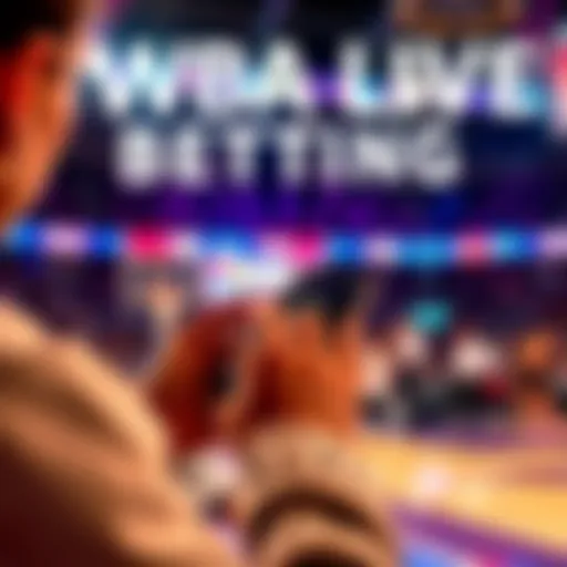 A person placing a live bet on a WNBA game with a smartphone, showing excitement and focus.