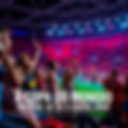 A crowd of enthusiastic fans cheering for their teams during a World Cup game