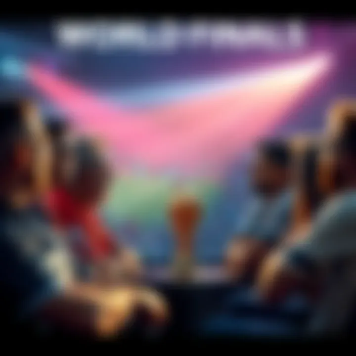 Fans engaging in a lively discussion about the World Cup semi-finals and betting options