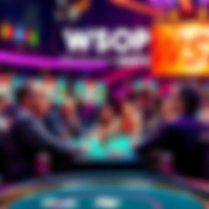 Commentators discussing poker during the WSOP broadcast on ESPN