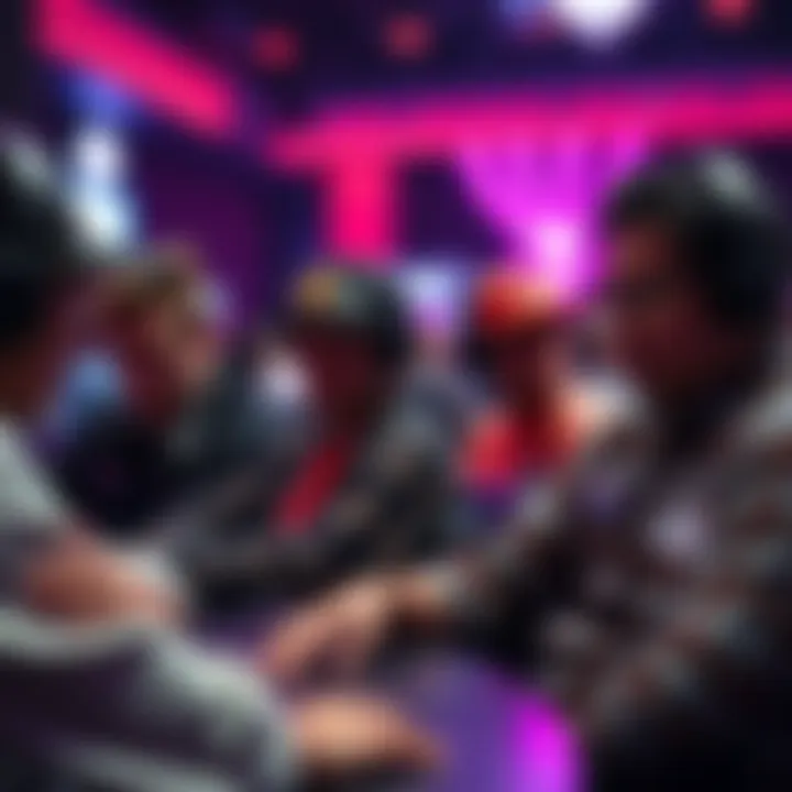 Players at the WSOP event looking disappointed as the broadcast cuts off before the Final Table.