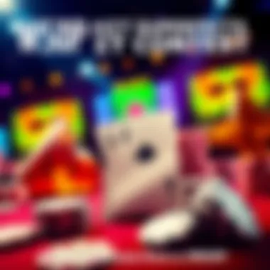 WSOP Ticket Contest A promotional image for a contest where participants guess the final four in a poker tournament to win tickets for the World Series of Poker, with vibrant colors and poker elements.