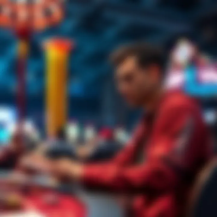A newcomer checking schedules for low buy-in events at WSOP in Las Vegas