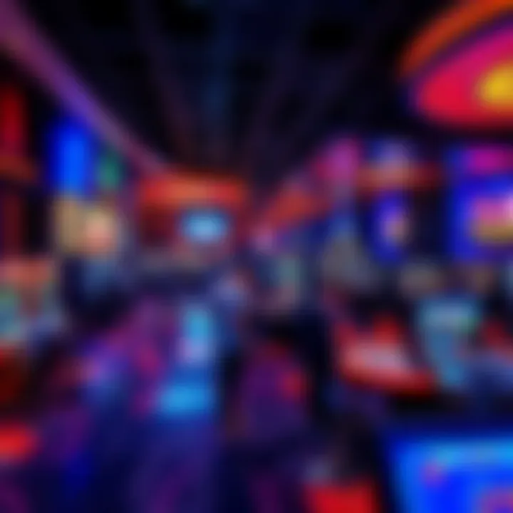 A view of Zula Casino showcasing its vibrant gaming floor with players engaged at various tables and machines